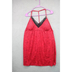 Apt. 9 Halter Pajama Gown-Size XL-Built in Bra-Lace Trim-Adjustable Straps